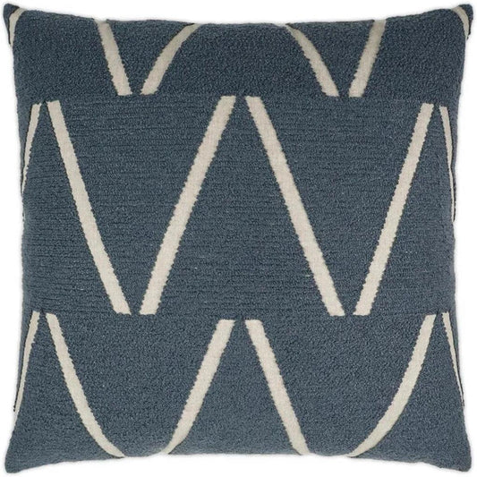 Edge Of Glory Blue Blue Large Throw Pillow Insert - LOOMLAN - D.V. Kap - Throw Pillows