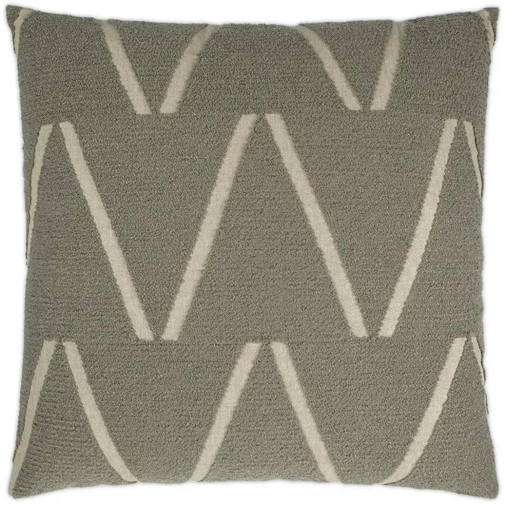 Edge Of Glory Mink Grey Large Throw Pillow Insert - LOOMLAN - D.V. Kap - Throw Pillows