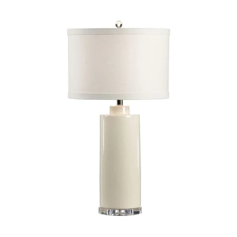 Edith Cylinder Styled Ceramic Table Lamp - LOOMLAN - Wildwood - Table Lamps