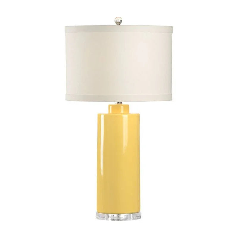 Edith Cylinder Styled Ceramic Table Lamp - LOOMLAN - Wildwood - Table Lamps