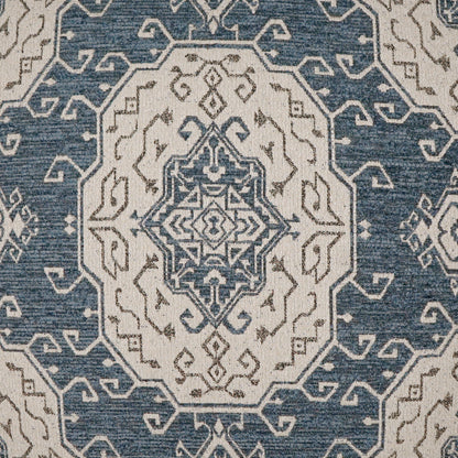 Elaine Slate Blue Throw Pillow