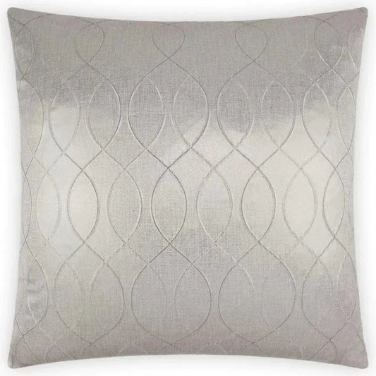 Elation Sterling Grey Throw Pillow Insert - LOOMLAN - Throw Pillows