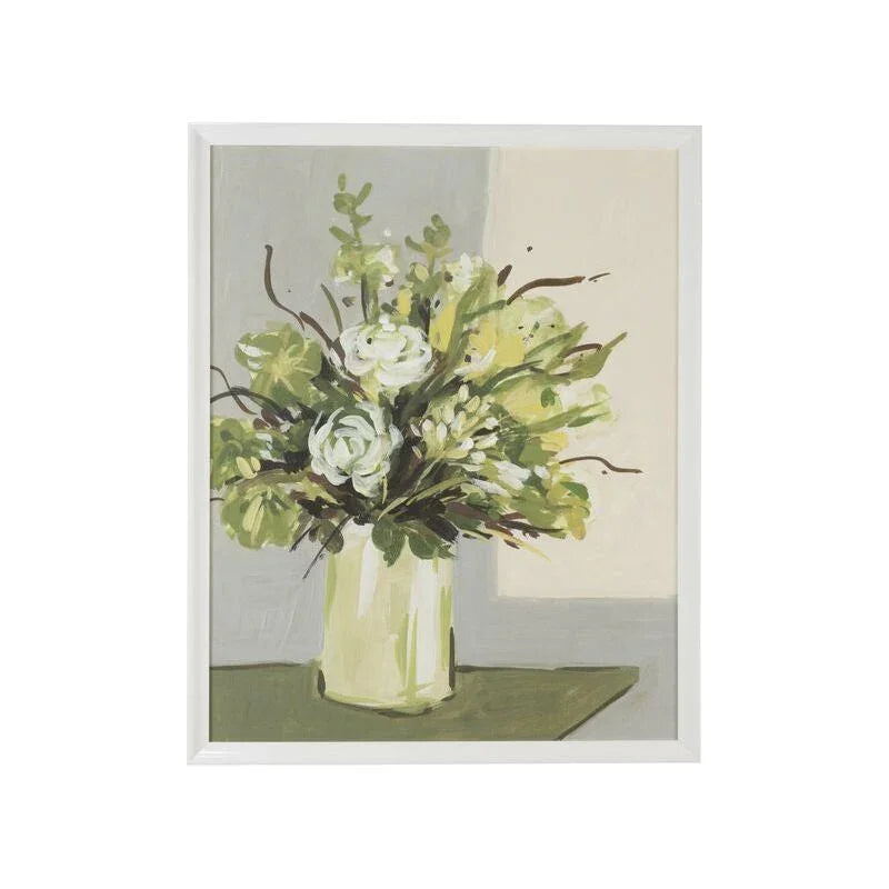 Elegant Floral II Gold Framed Artwork-Framed Wall Art-Chelsea House-LOOMLAN