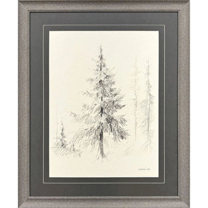 Elegant Pine Black Framed Wall Art -- view 5