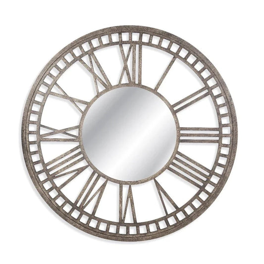 Elgar Metallic Glass Brown Wall Mirror - LOOMLAN - Bassett Mirror - Wall Mirrors