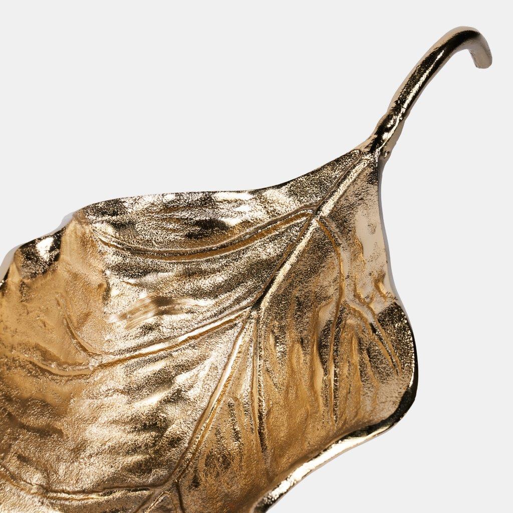 Eliana Aluminum Leaf Platter