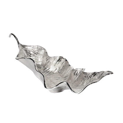 Eliana Aluminum Leaf Platter
