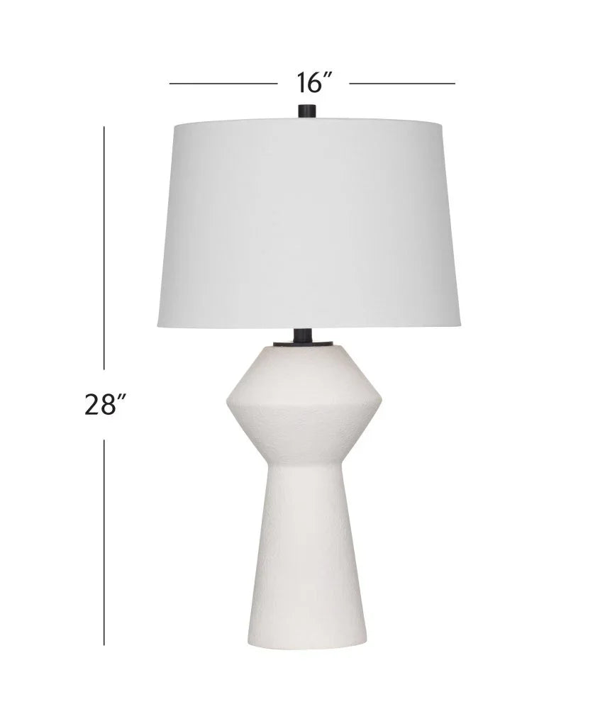 Ella Modern Hourglass Design Table Lamp - LOOMLAN - Bassett Mirror - Table Lamps