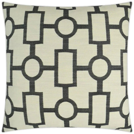 Ellington Black Throw Pillow With Insert - LOOMLAN - D.V. Kap - Throw Pillows