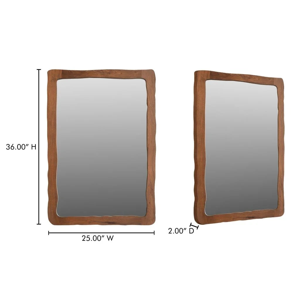 Ellis Brown Free - Form Acacia Wall Mirror - LOOMLAN - Moe's Home - Wall Mirrors