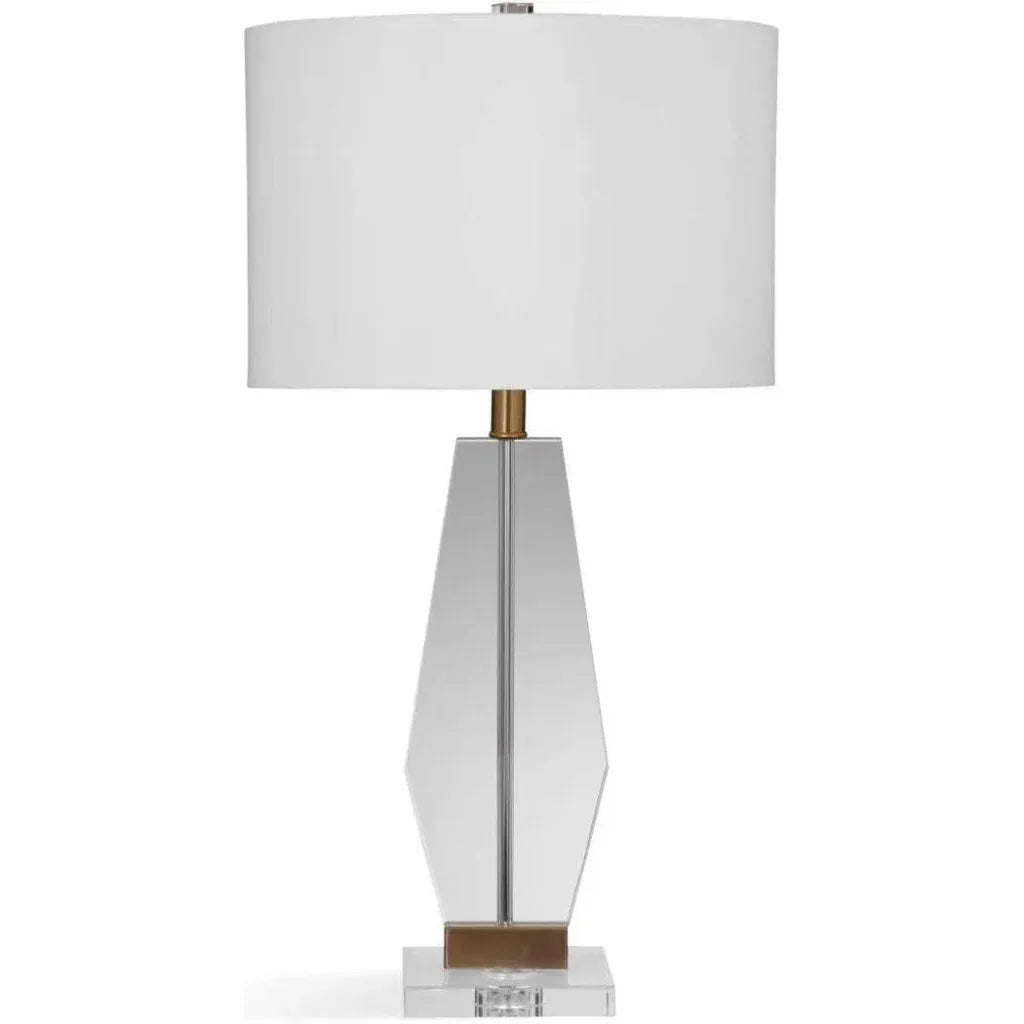 Elloise Metal Brown and SIlver Table Lamp - LOOMLAN - Bassett Mirror - Table Lamps