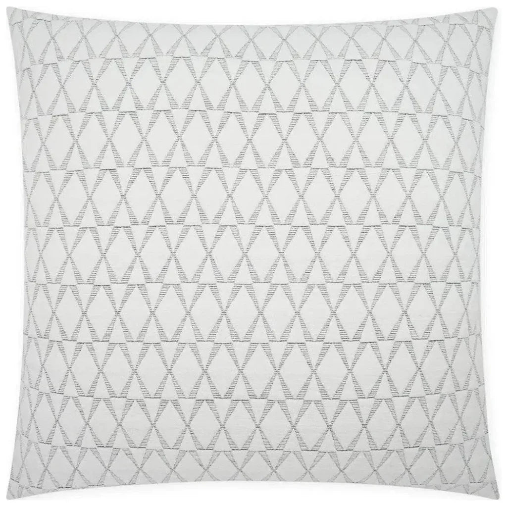 Ellory Geometric White Large Throw Pillow Insert - LOOMLAN - D.V. Kap - Throw Pillows