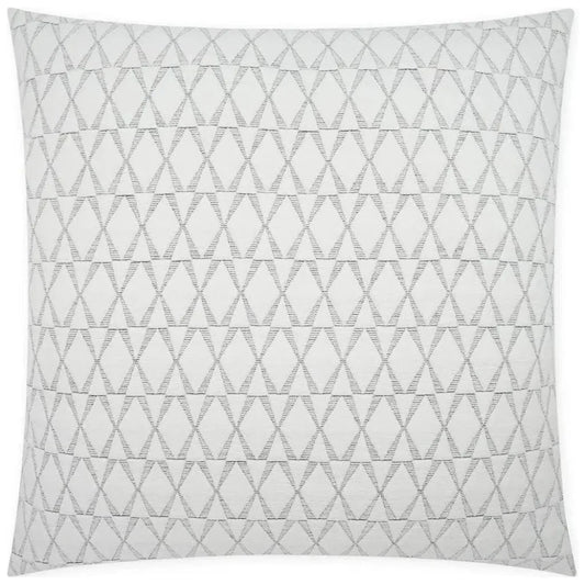 Ellory Geometric White Large Throw Pillow Insert - LOOMLAN - D.V. Kap - Throw Pillows