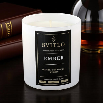 Ember - Leather, Oak, Whiskey Candle