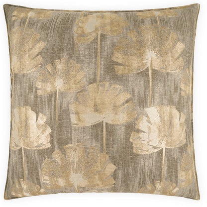 Emberleaf Textured Fabric Throw Pillow