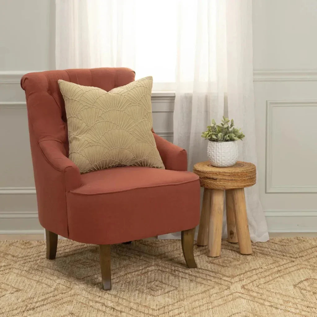 Embroidered Coastal Decor Throw Pillow For Sofa - LOOMLAN - LOOMLAN - Throw Pillows