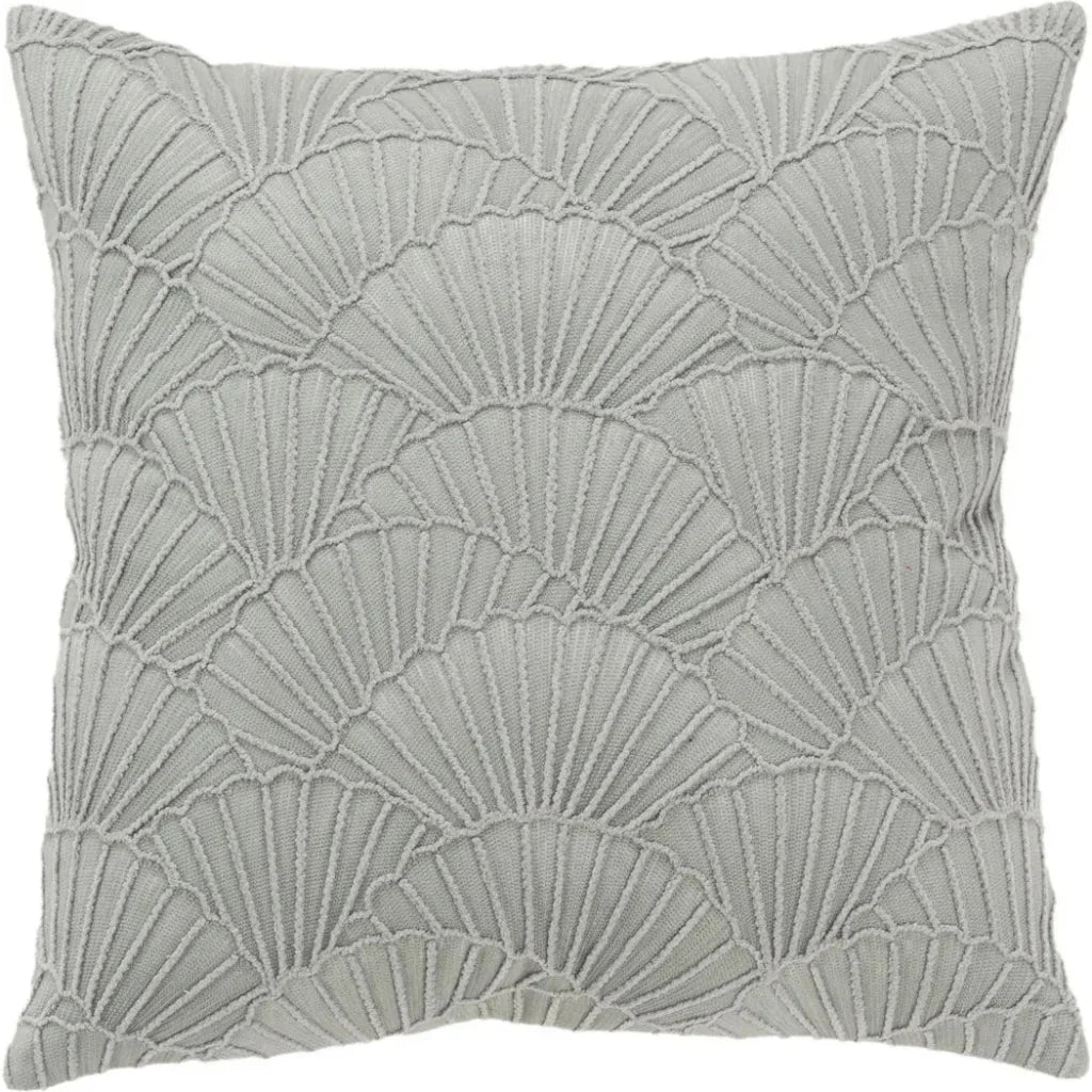 LOOMLAN Embroidered Coastal Decor Throw Pillow For Sofa