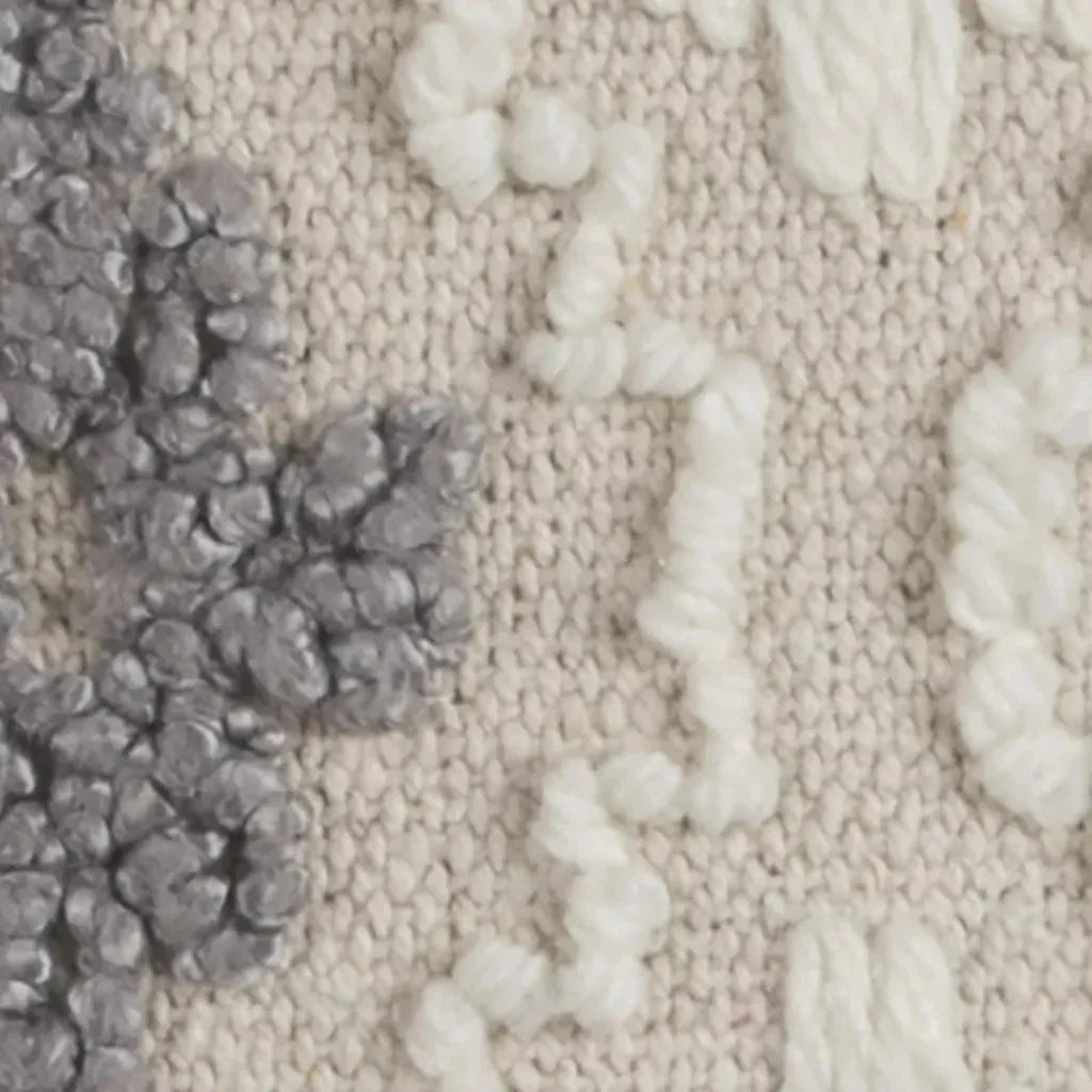 Embroidered Ikat Throw Pillow Down Insert - LOOMLAN - LOOMLAN - Throw Pillows