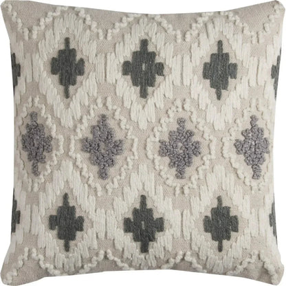 Embroidered Ikat Throw Pillow Down Insert - LOOMLAN - LOOMLAN - Throw Pillows
