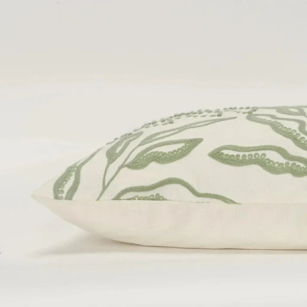 Embroidered Long Lumbar Pillows For Bed - LOOMLAN - LOOMLAN - Throw Pillows