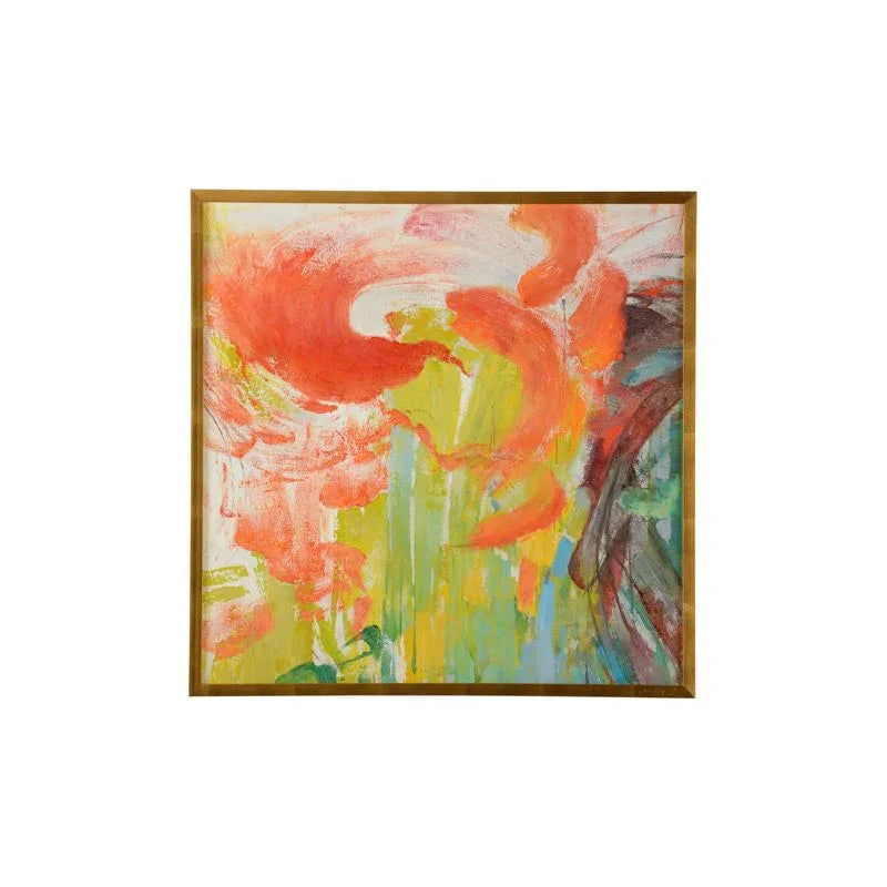 Emerald Isle Colorful Oil Painting Artwork-Framed Wall Art-Chelsea House-LOOMLAN