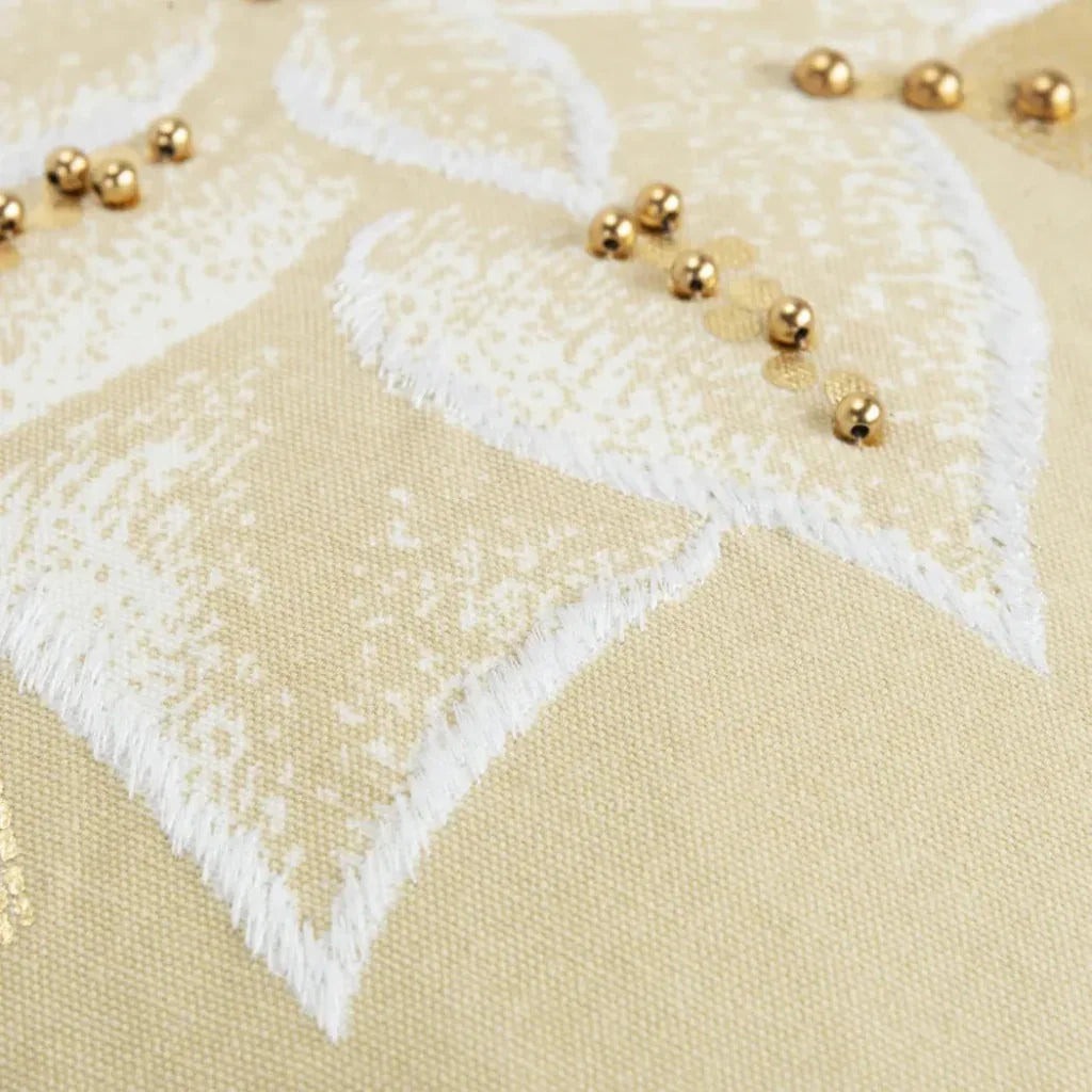 Emily Embroided Floral Decorative Pillows For Bed - LOOMLAN - LOOMLAN - Throw Pillows