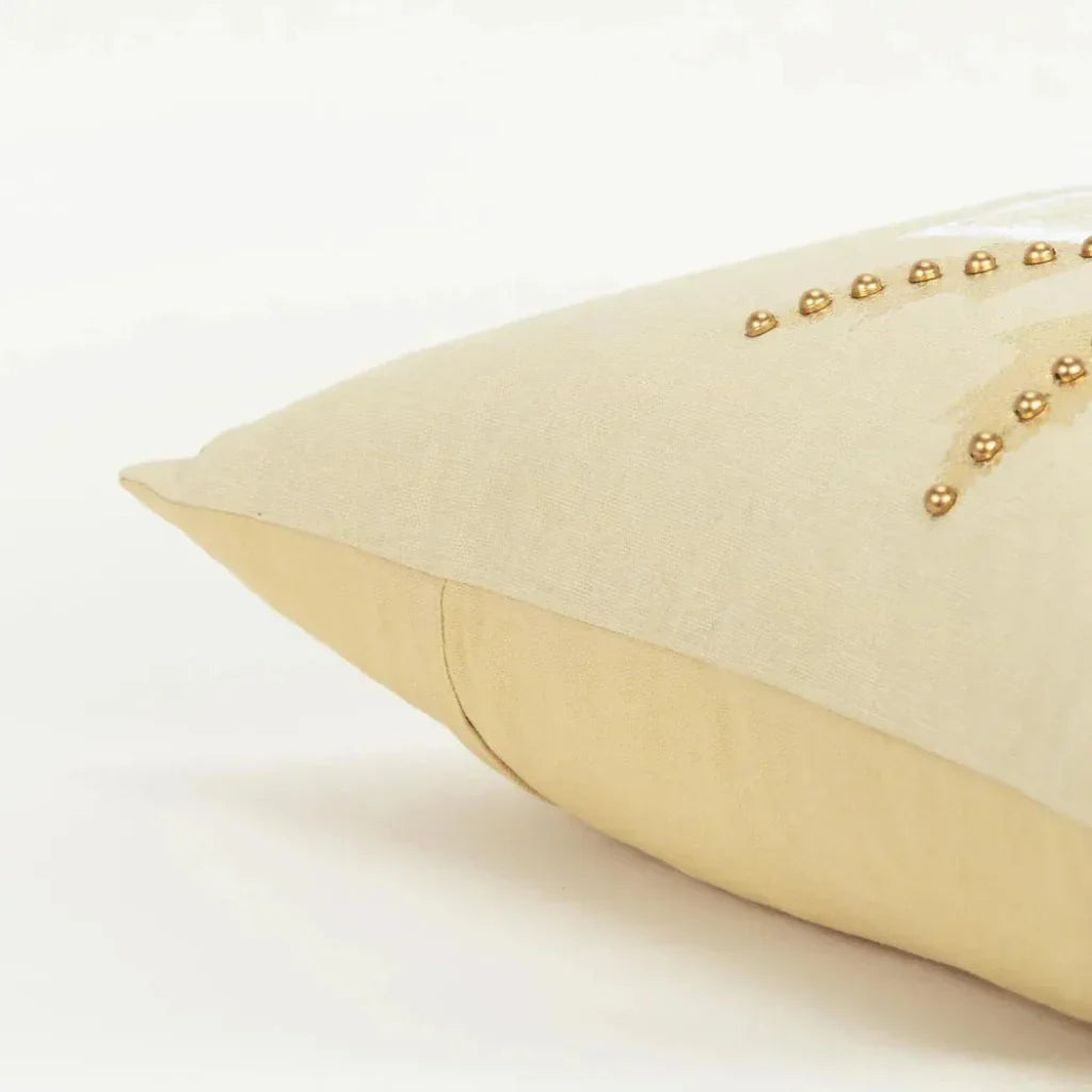 Emily Embroided Floral Decorative Pillows For Bed - LOOMLAN - LOOMLAN - Throw Pillows