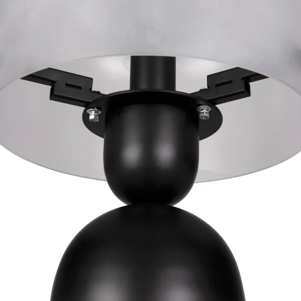 Emma Industrial Steel Black Table Lamp - LOOMLAN - Noir - Table Lamps