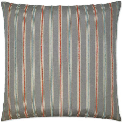 Emmaline Flint Grey Throw Pillow With Insert - LOOMLAN - D.V. Kap - Throw Pillows