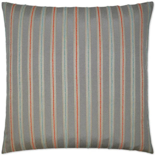 Emmaline Flint Grey Throw Pillow With Insert - LOOMLAN - D.V. Kap - Throw Pillows