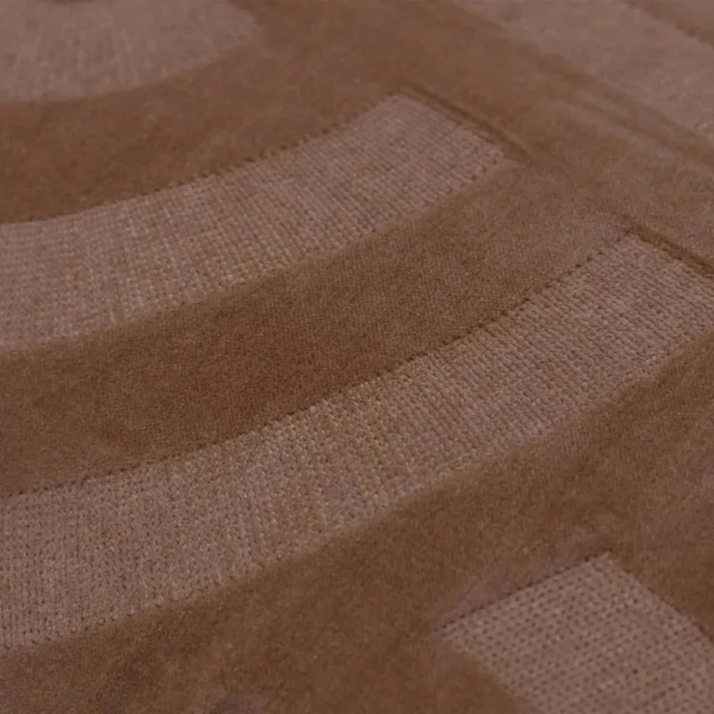 Emy Embroidered Abstract Lumbar Pillow Covers Insert - LOOMLAN - LOOMLAN - Throw Pillows