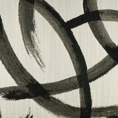 Enso Zinc Abstract Black Grey Large Throw Pillow Insert - LOOMLAN - D.V. Kap - Throw Pillows