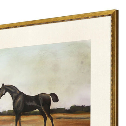 Equestrian Wood Frame Multi Canvas Art 2PC