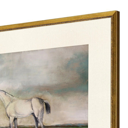 Equestrian Wood Frame Multi Canvas Art 2PC