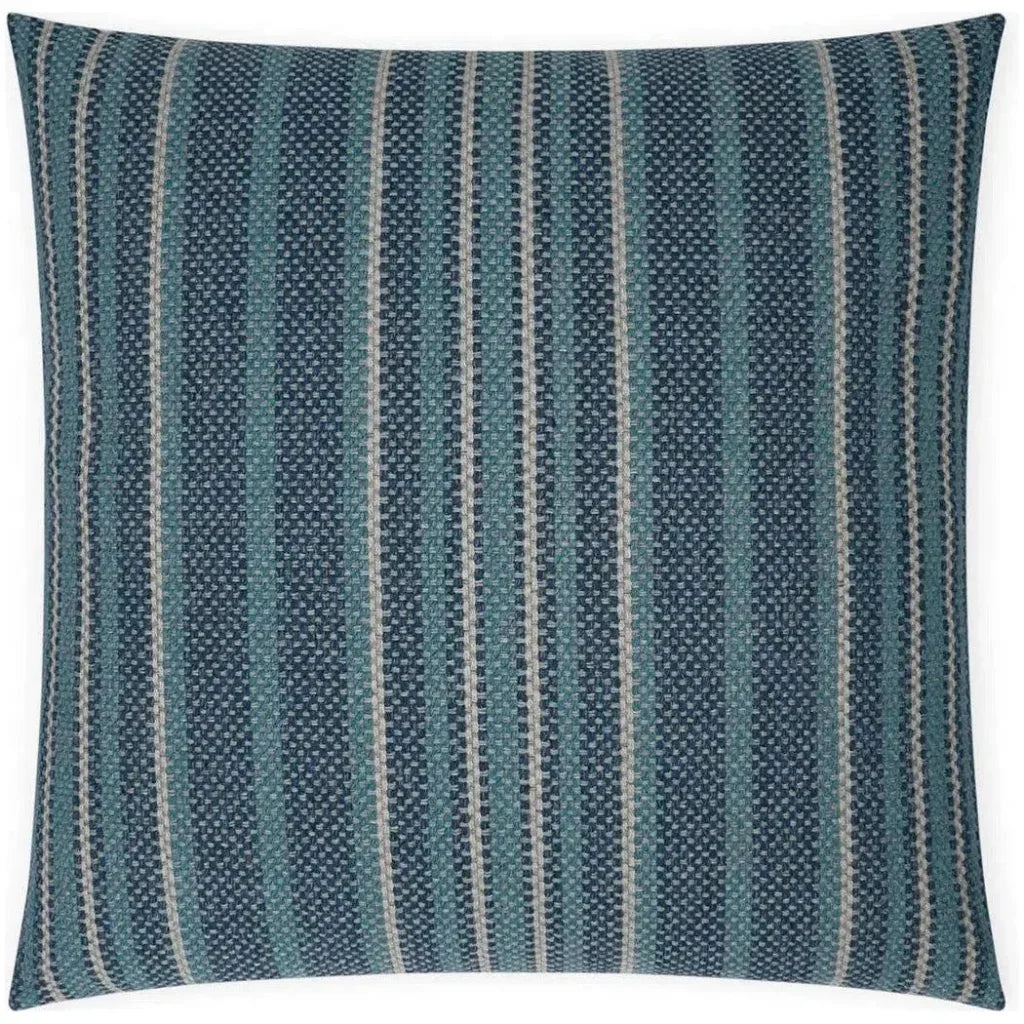 Ernest Blue Stripes Large Throw Pillow Insert - LOOMLAN - D.V. Kap - Throw Pillows