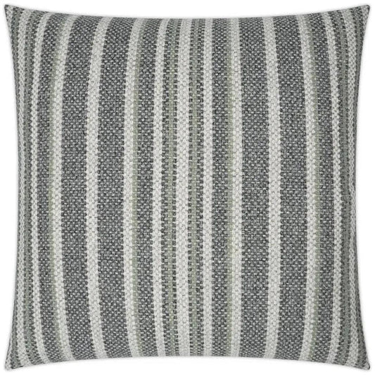 Ernest Graphite Stripes Grey Large Throw Pillow Insert - LOOMLAN - D.V. Kap - Throw Pillows