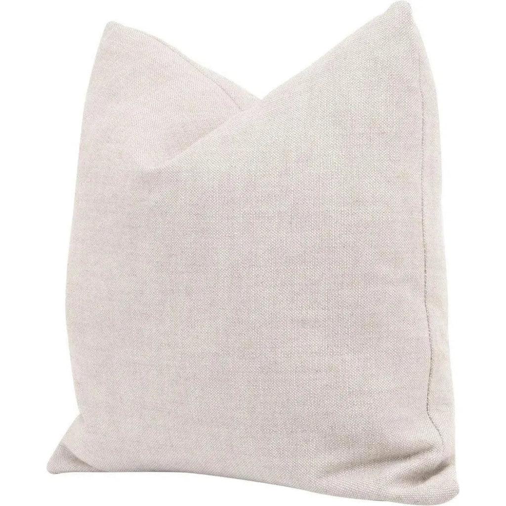 Essential Cream Throw Pillows Insert - 2PC - LOOMLAN - Essentials For Living - Throw Pillows