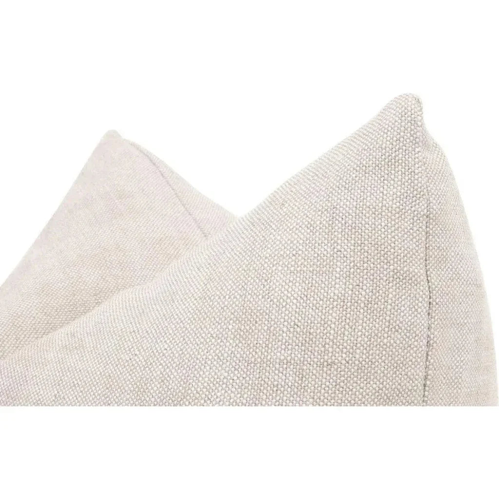 Essential Cream Throw Pillows Insert - 2PC - LOOMLAN - Essentials For Living - Throw Pillows