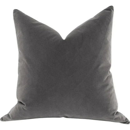 Essential Dove Velvet Throw Pillow Insert - 2PC - LOOMLAN - Essentials For Living - Throw Pillows