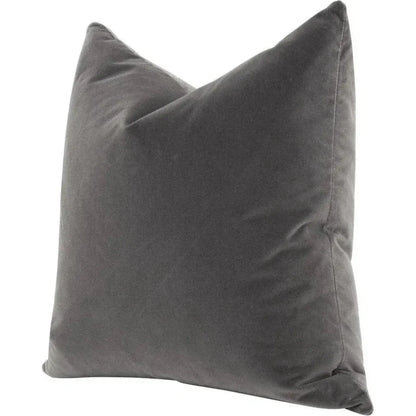 Essential Dove Velvet Throw Pillow Insert - 2PC - LOOMLAN - Essentials For Living - Throw Pillows