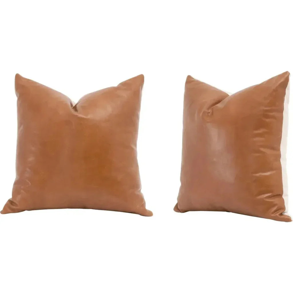 Essential Whiskey Brown Throw Pillow Insert - 2PC - LOOMLAN - Essentials For Living - Throw Pillows