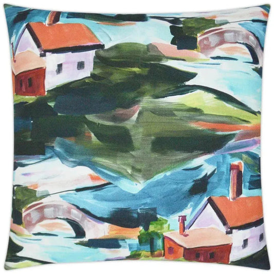 Essex Multi Color Throw Pillow With Insert - LOOMLAN - D.V. Kap - Throw Pillows