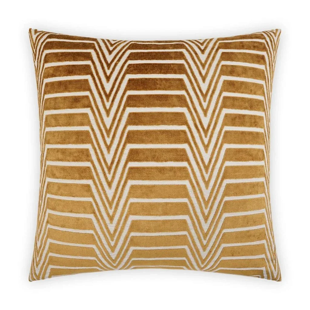 Evora Handmade Gold Throw Pillow - LOOMLAN - D.V. Kap - Throw Pillows