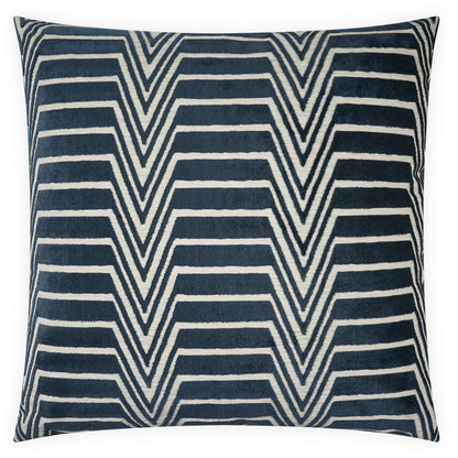 Evora Navy Throw Pillow