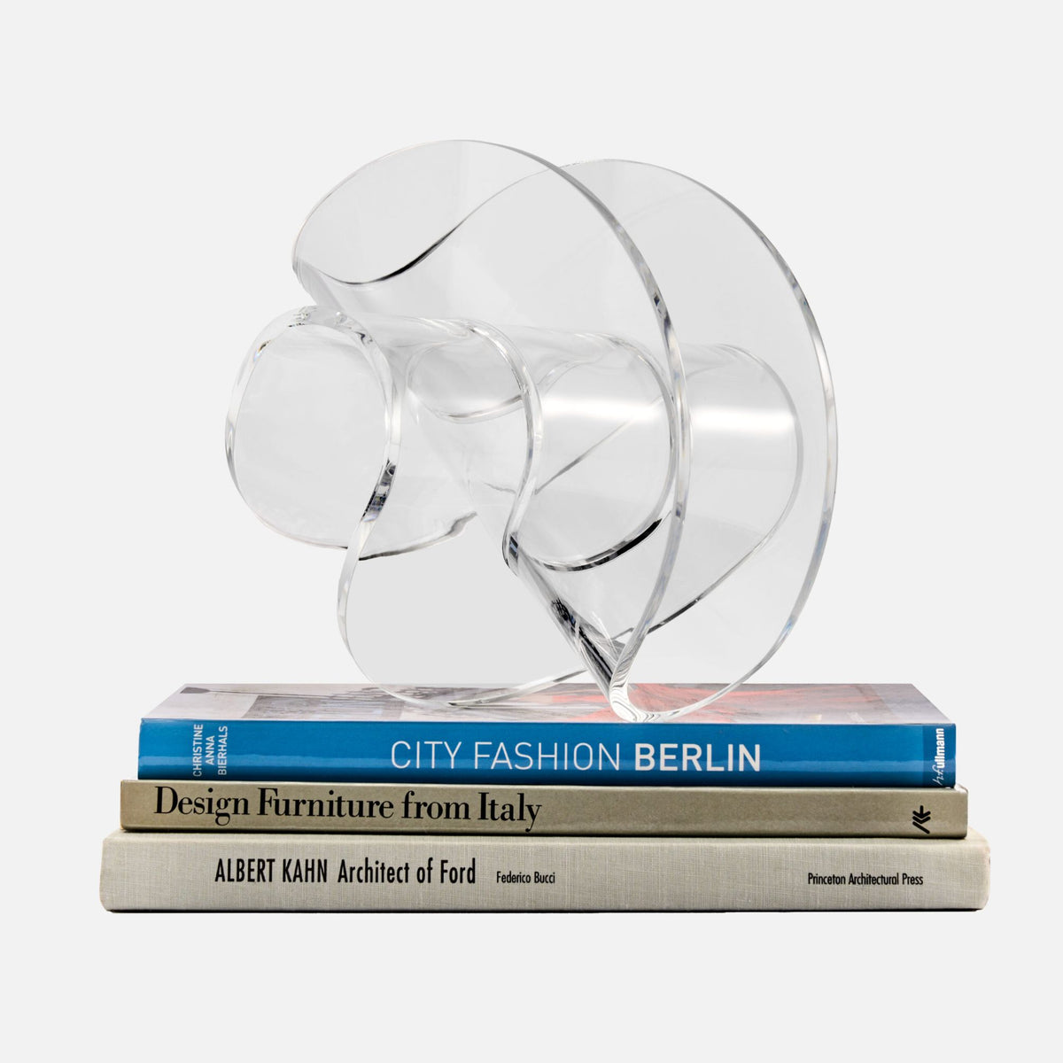 Cosmic Clear Acrylic Sculpture - Housewarming Gift