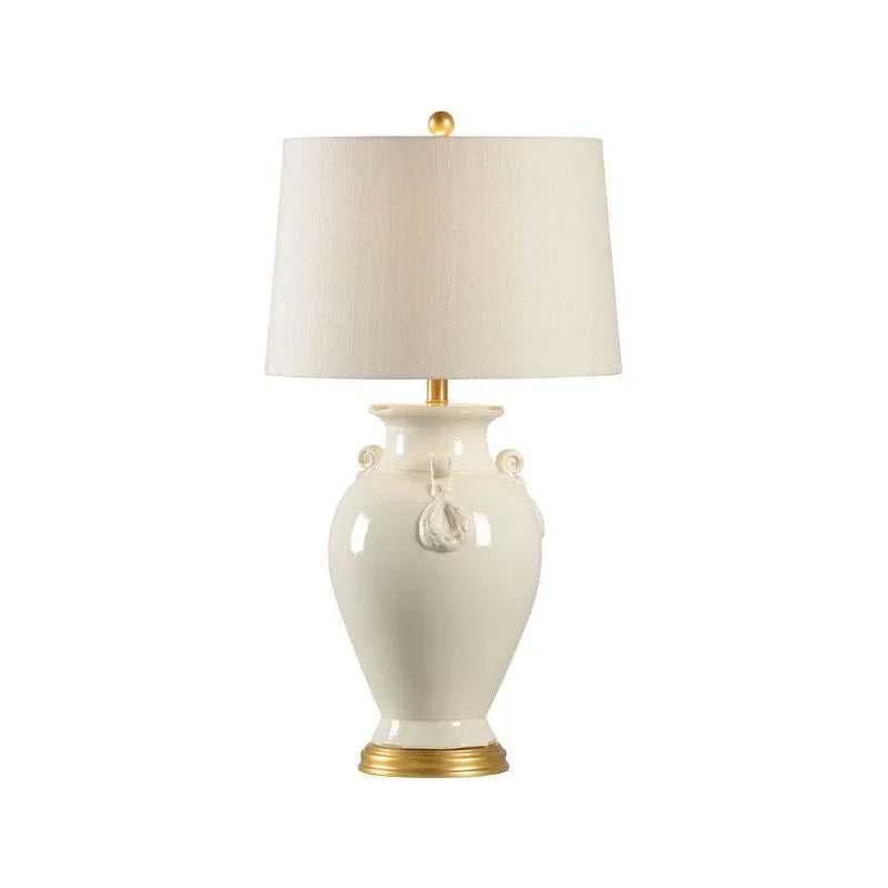 Fabiano Hand Sculpted Ceramic Table Lamp - LOOMLAN - Wildwood - Table Lamps