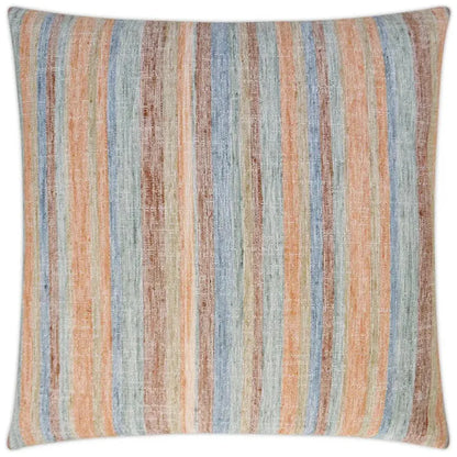 Faded Stripe Spice Red Throw Pillow Insert - LOOMLAN - D.V. Kap - Throw Pillows