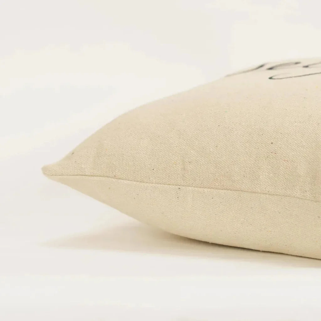 LOOMLAN Faith Square Throw Pillow Cover With Insert