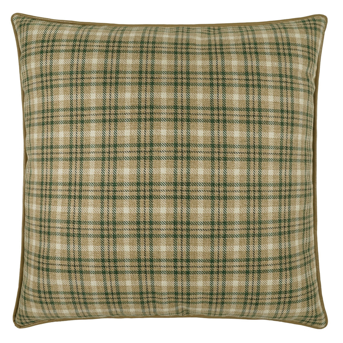 Falmouth Green Throw Pillow