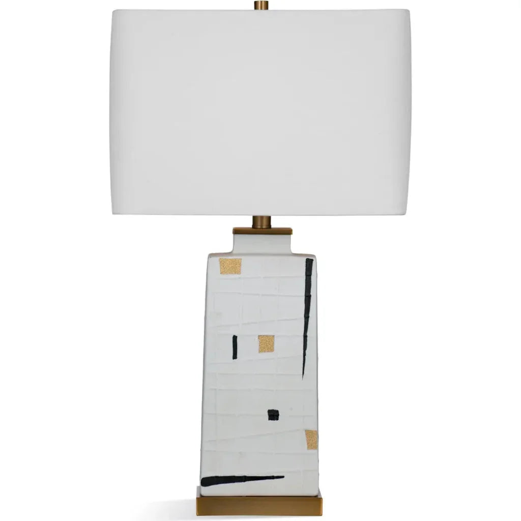 Fandy Ceramic Multicolor Table Lamp - LOOMLAN - Bassett Mirror - Table Lamps